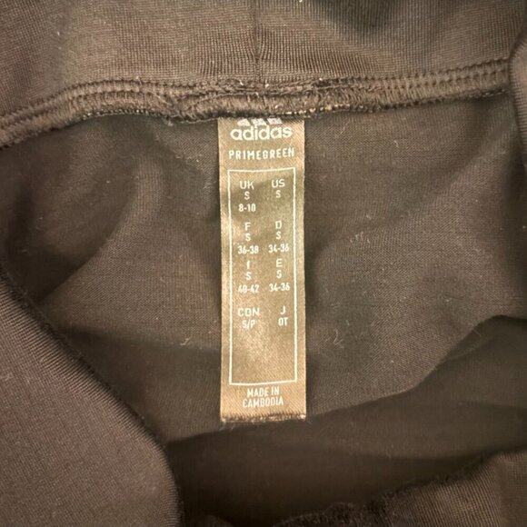 Women's Adidas Aeroready GS8594 Sweat Black/Gold Pullover - Small - Picture 8 of 8